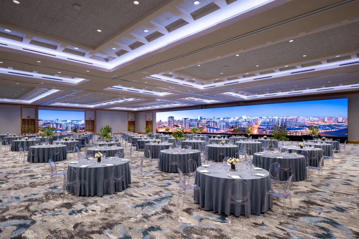 Banquet Setting in the Bayshore Grand Ballroom, Westin Bayshore Vancouver