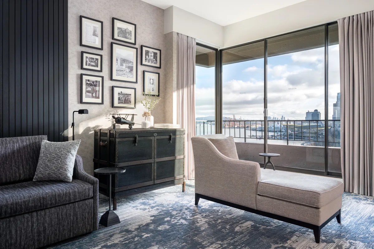 The unique Howard Hughes Suite at the Westin Bayshore Vancouver