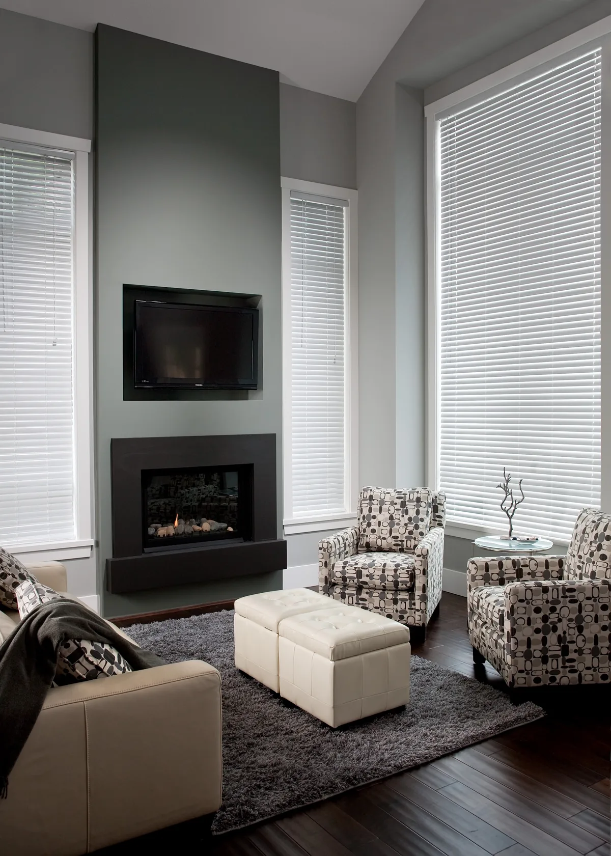 Townhouse living room of property by Azure Construction