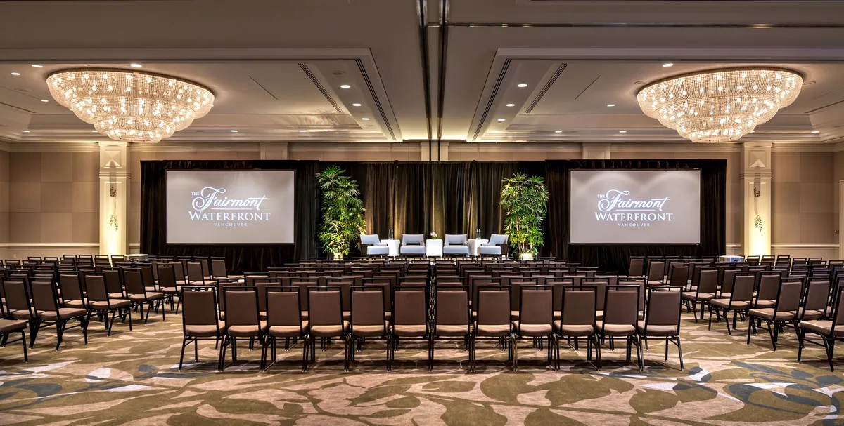 Waterfront Ballroom at the Fairmont Waterfront Vancouver